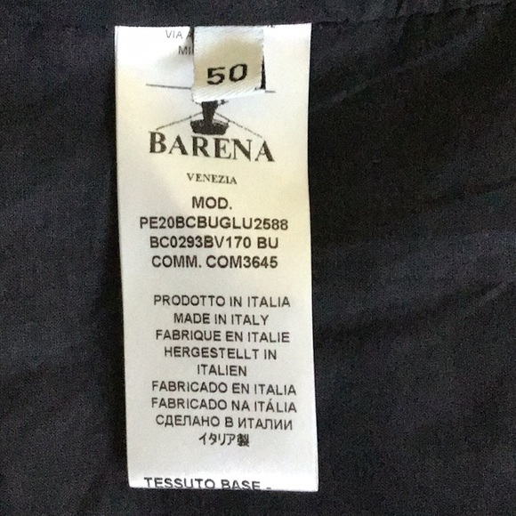 NWT Barena Venezia Blue with black squares. - Picture 8 of 8